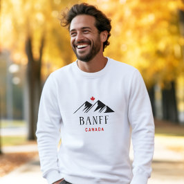 Moletom Legal Banff Canada Mountain Maple Leaf Light-Color