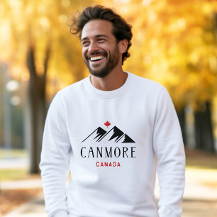 Moletom Legal Canmore Canada Mountain Maple Leaf