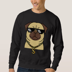Moletom Legal cão rapper com bexigas