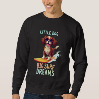 Moletom Legal Cavalier King Charles Spaniel Surfing Dog