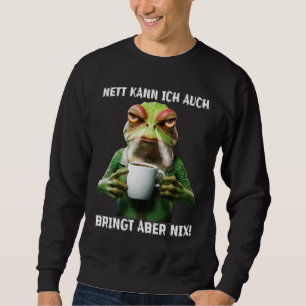 Moletom Legal eu também TRAZ mas NADA Angry Frog Coff