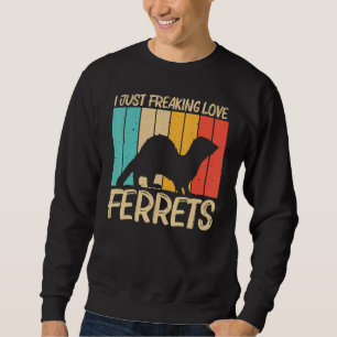 Moletom Legal Ferret Para Homens Mulheres Ferret Pet Anima