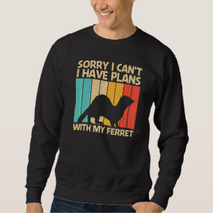 Moletom Legal Ferret Para Homens Mulheres Ferret Pet Anima