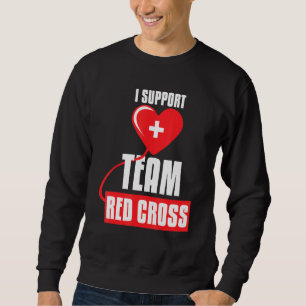 Moletom Legal I Support Team Red Cross Caring Red Cross Ac