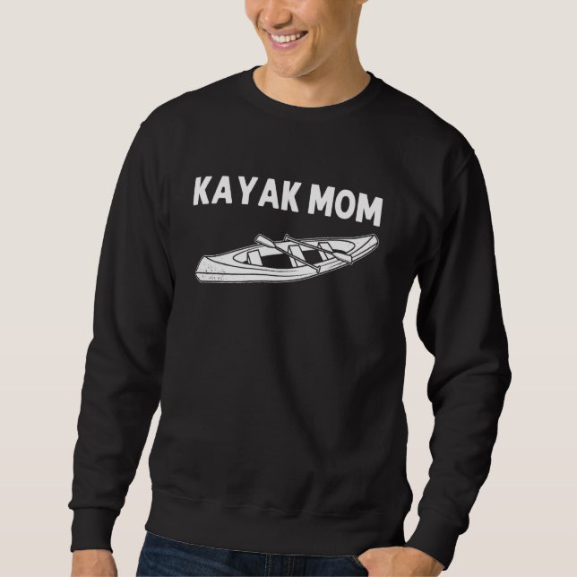 Moletom Legal Kayak Para A Mãe Mama Canoeiro Kayaking (Frente)