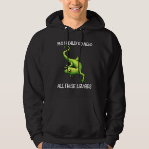 Moletom Legal Lagarto Para Homens Mulheres Gecko Anim Verd