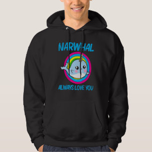 Moletom Legal Narwhat para Homens Rainbow Tusk Sea Unicor
