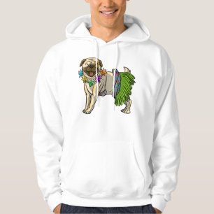 Moletom Legal Pug Havaiano Dançarino Hula Dançarino Pet