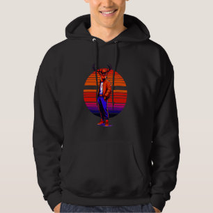 Moletom Legal Red Deer Moderno Estilo Urbano Sunset Retro