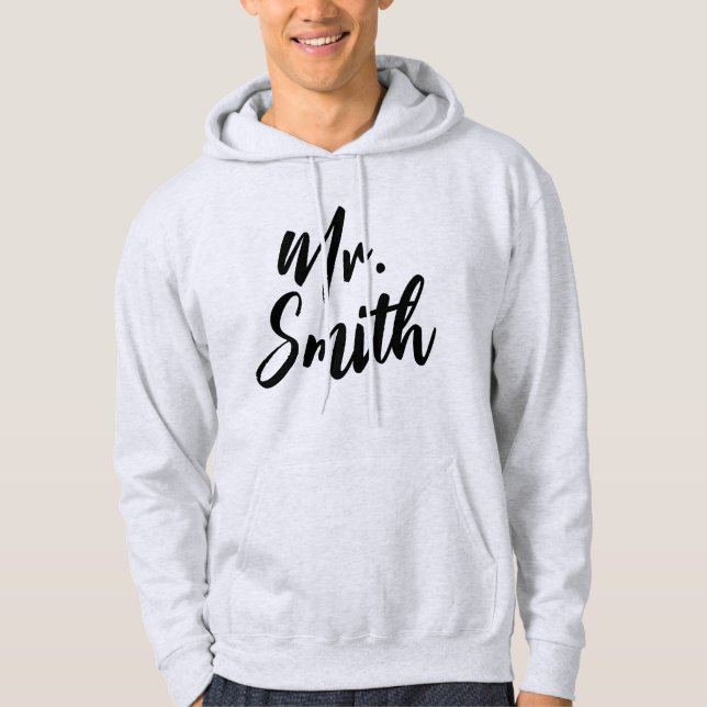 Moletom Legal Sr. Sweatshirt, Casal Elegante Personalizado (Frente)