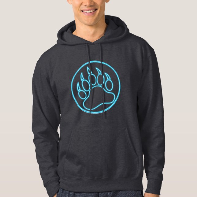 Moletom Legal Urso Azul Neon (Frente)