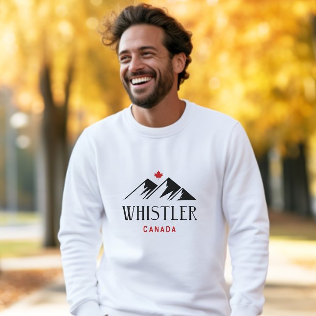 Moletom Legal Whistler Canada Mountain Maple Leaf (Criador carregado)