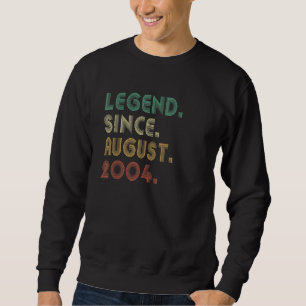 Moletom Legenda de 18 anos desde agosto de 2004 18º aniver