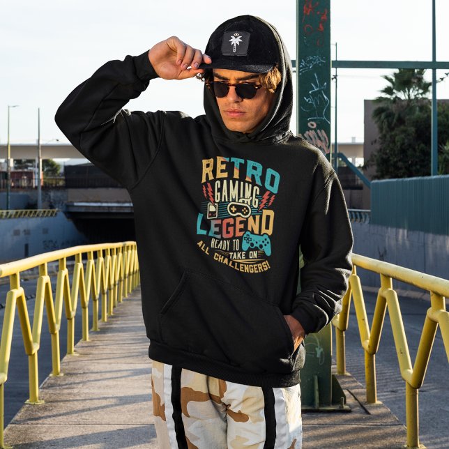 Moletom Legenda de jogos retrorreflectora - Jogo de vídeo (Criador carregado)
