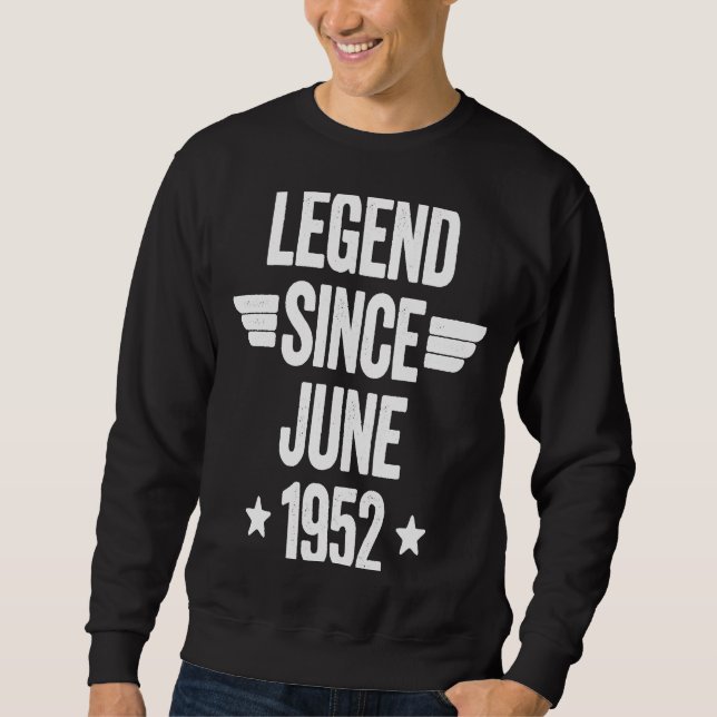 Moletom Legenda desde junho de 1952 1 (Frente)