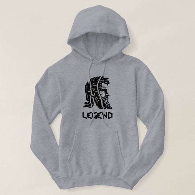 Moletom Legenda | Deus grego (Frente do Design)