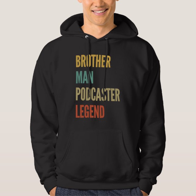 Moletom Legenda do Irmão Homem Podcaster (Frente)