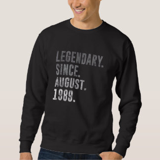 Moletom Legendário desde agosto de 1989 33º Aniversário