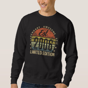 Moletom Legendário Epic 2006 Gifts Boys Girls 19th