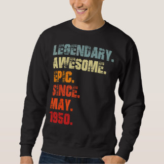 Moletom Legendário Epic Admirável Desde Maio De 1950