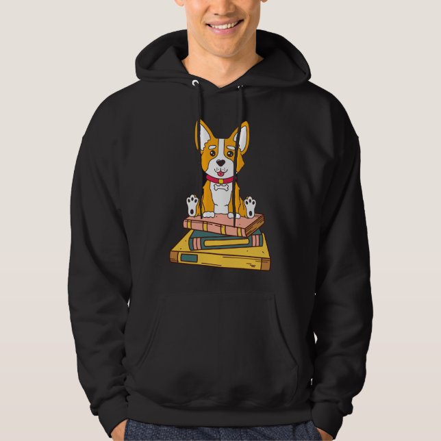Moletom Leitura de Corgi (Frente)