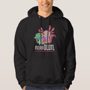 Moletom Leitura de Livro Readolotl Animal Amphibian Bookwo