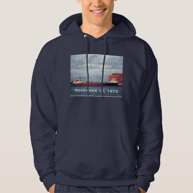 Moletom Lembre-se do Edmund Fitzgerald 10/11/75 (Frente)