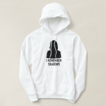 Lembro-me de Sombras - Design de Figura Hooded com
