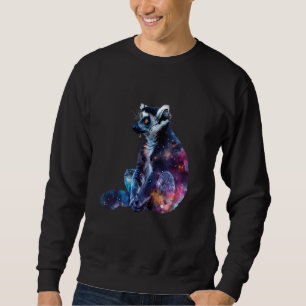 Moletom Lemur Monkey - Arte Trabalho de arte tropical anim
