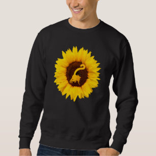 Moletom Lemur Para Homens Primate Animal Sunflower