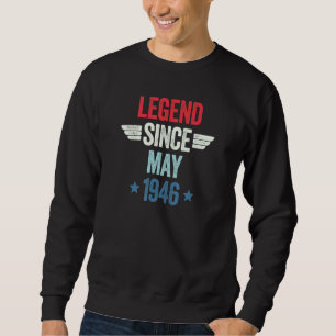 Moletom Lenda desde maio de 1946