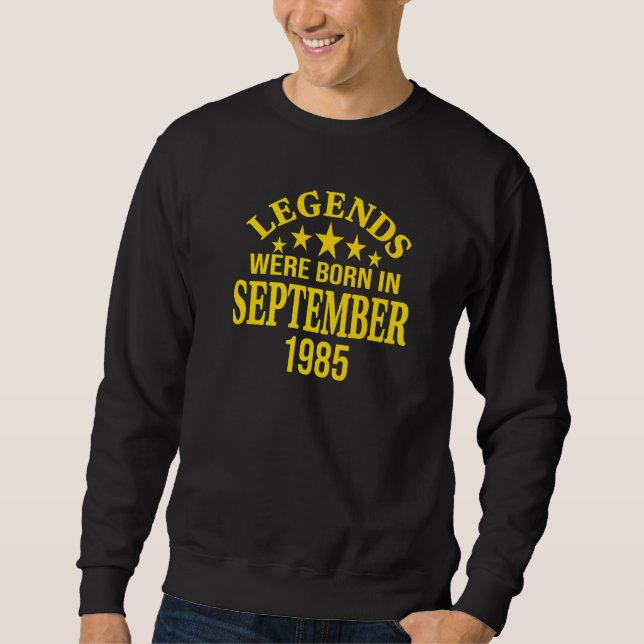 Moletom Lendas Nasceram Em Setembro De 1985   (Frente)