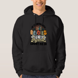 Moletom Lendo Livros Envolvidos Contagem de Roupas de Dorm
