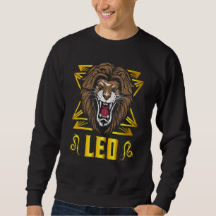 Moletom Leo Zodiac Lion Design Zodiac Sinal Leo