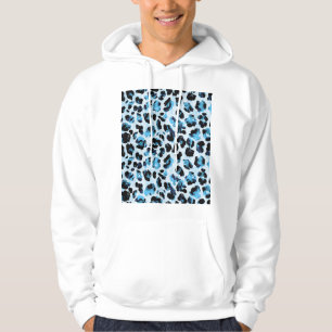 Moletom Leopard Cheetah Skin: Watercolor Vintage Tie Dye