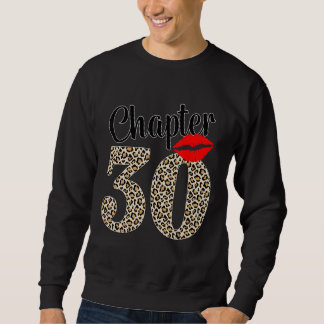 Moletom Leopard Impresso Capítulo 30 Lábios Sexy Birthd