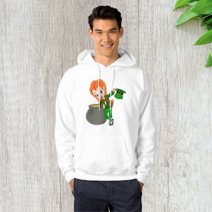 Moletom Leprechaun Girl Mens Hoodie