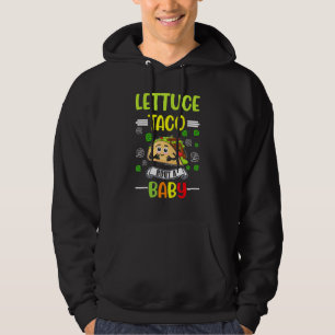 Moletom Letra para Anúncio do Bebê Taco Sobre Um Bebê
