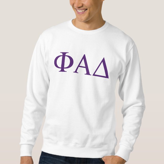 Moletom Letras Gregas Phi Alpha Delta (Frente)
