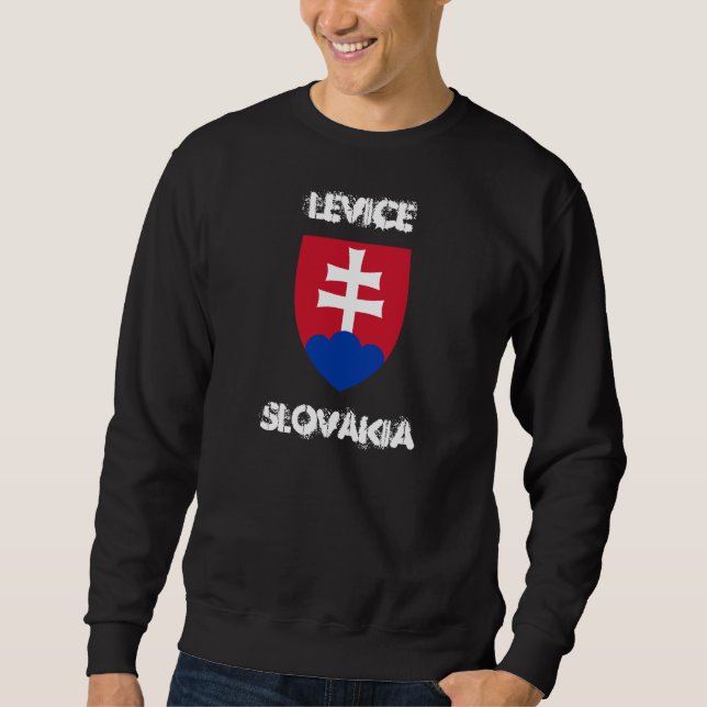 Moletom Levice, Eslováquia com casaco de armas (Frente)