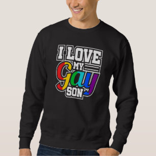 Moletom Lgbb Orgulho gay Lésbica Eu Amo Meu Filho Gay