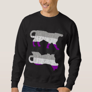Moletom Lgbt Ace Pride Asexualidade Bandeira Pet Animal Ca