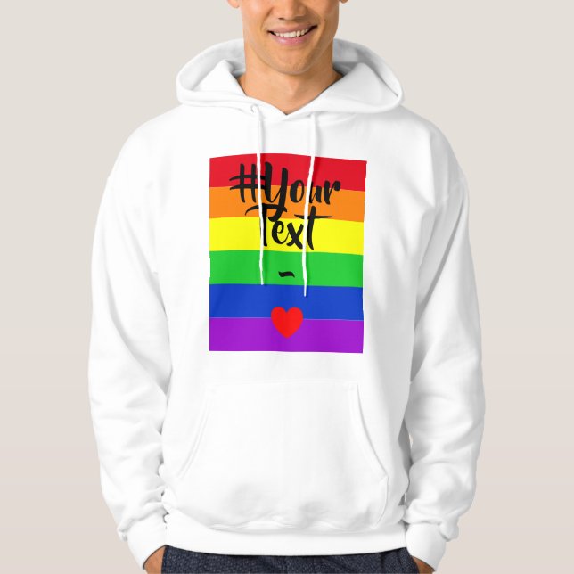 Moletom #LGBT #amor #orgulho #gay #lésbica #liberdade #des (Frente)