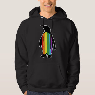 Moletom Lgbt Lgbtq Orgulho gay Rainbow Flag Penguin