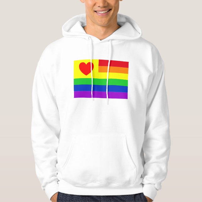 Moletom #LGBT #love #orgulde #gay #liberdade #parada (Frente)