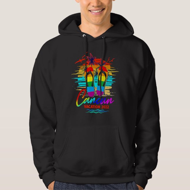 Moletom Lgbt Pride Mês de Cancún México Lgbtq Sandal Summe (Frente)