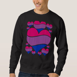 Moletom Lgbt Pride Month Queer Bisexuality Flag Heart Prou