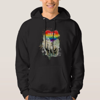 Moletom LGBT Pride Papa Elephant Dad Rainbow Love Father's