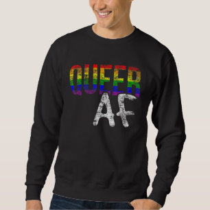 Moletom Lgbt Pride Queer Af Gay Suporte Lésbica Igual Chuv