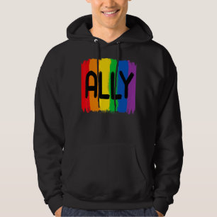 Moletom Lgbtq Ally Lgbt Lésbica Gay do Orgulho Bissexual M